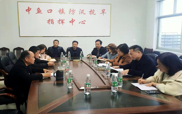 张红君陈国奇走访中鱼口镇人大代表
